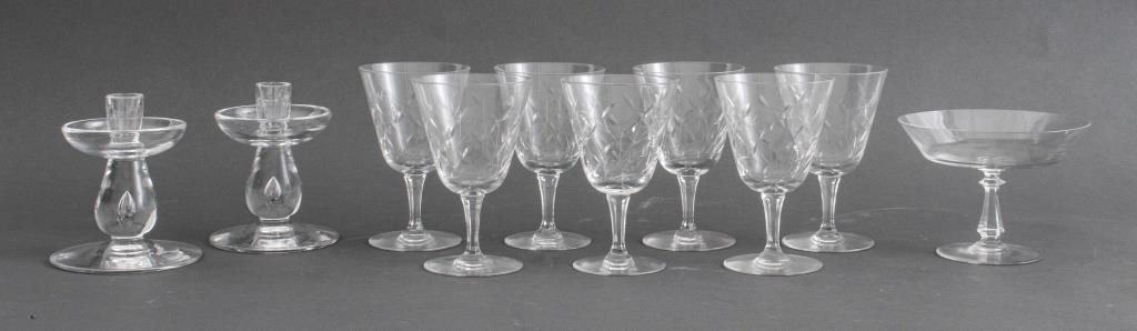 Val Saint Lambert Assembled Glassware Set, 10