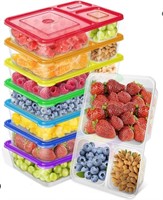 Snack Containers Bento Snack Box Lunch 7-Pack