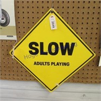 Slow sign--pressboard