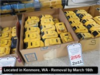 LOT, (25) ASSORTED DEWALT 5 AH 20V BATTERIES