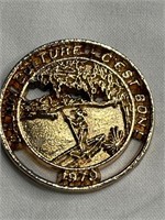 1979 Cajun Culture Cut Out Coin