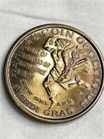 1969 Hermes Coin of Olympus Mardi Gras