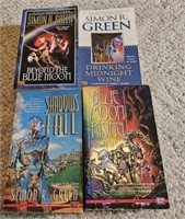 4 Simon Green Fantasy Paperback Books