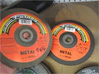 4 qty of 7" metal grinding wheels