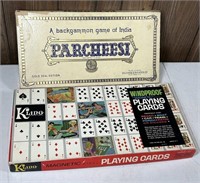 Parcheesi & Kling Windproof Magnetic Playing Cards