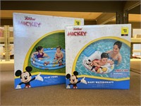 mickey mouse play pool and baby watercraft