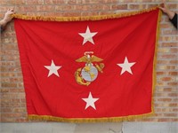 50"x60" Embroidered Marine Corp 4 star flag.