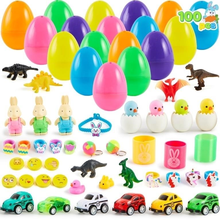 WFF8710  Syncfun Easter Eggs 100 Pcs, Toys & Stick