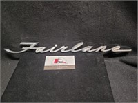 Vintage Ford Fairlane Chrome Emblem