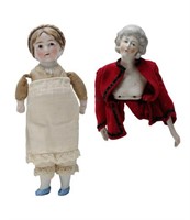 Two German Porcelain Dolls