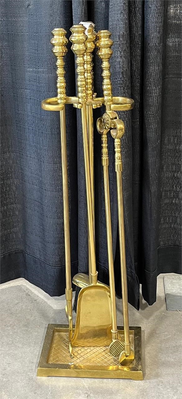 Quality Brass Fireplace Tools