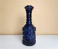 Vintage Cobalt Blue Jim Beam Decanter