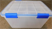 ZIPLOCK STORAGE TOTE