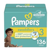 Pampers Swaddlers Diapers - Size 3, 136 Count, Ult