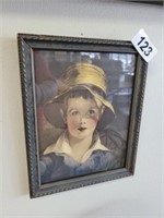 WALL ART CIRCA 1920'S THE TORN HAT, THOMAS SULLVS