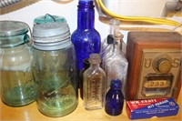 US Safe & Jar/Bottle Lot