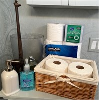 Bathroom Waste Basket, Giraffe TP Holder ++