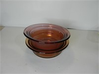 Two Corning Vision Bowls