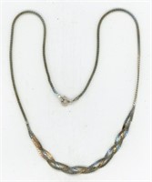 Sterling Italy Necklace 18”