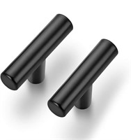Cabinet Pulls Matte Black Stainless Steel 30 pack