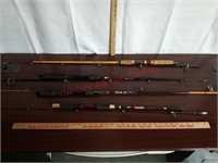 Lot of 4 vintage fishing rods - Shakespeare,