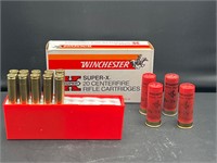 10 Winchester centerfire rifle 4 shot gun shells