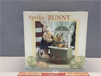 EASTER BUNNY WITH SALES CART DISPLAY