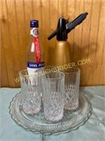 Cut crystal glasses and more