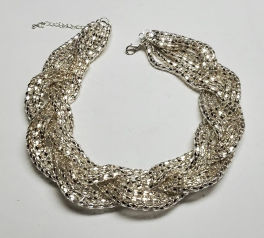 1 1/4" x 16" Braided Costume Necklace