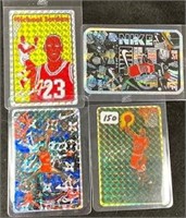 Four (4) Michael Jordan Stickers