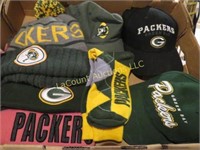 Green Bay Packer hats winter and baseball nice!