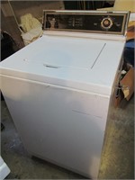 Maytag Washing Machine--Piece of trim glued back