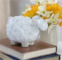 Arturo Carved Sheep (White)