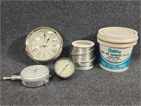 Tinning Flux, Quartz Clock, PSI Gauges