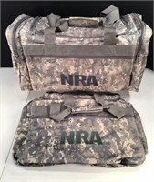 (2) New NRA Camouflage Travel Bags