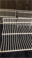 (3) Metal Wire Cabinet Organizers