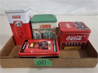 4 – Vintage Coca-Cola Advertising Tins