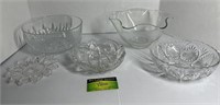 Crystal/glassware bowls
