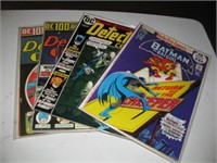 Vintage DC Detective Comics #418, 434, 438, 439