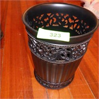 ORNATE WASTEBASKET