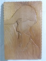 Plaque sculpter de Jésus