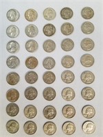 40-1962&1963 Silver Quarters