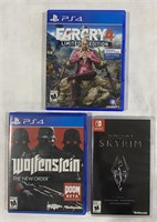 115 - LOT OF 3 PS 4 GAMES