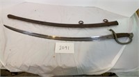 Civil War Era Sword / Artillery Saber w/ Scabbard