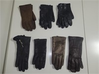 7 pair of ladies small gloves