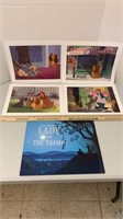 Walt Disney’s “Lady & the Tramp” w 4 Lithographs