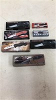 Lot of 7 brand new pocket knives in original