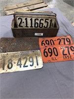 LICENSE PLATES, ASSORTED STATES
