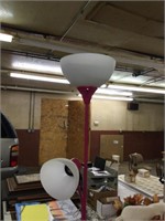 Pink floor lamp