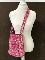 Pink Vera Bradley crossbody purse